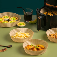 Papiers de cuisson imprimés jetables antiadhésifs, écologiques, résistants à la chaleur et compatibles four, pour friteuse à air et poêle – Vente chaude usine
