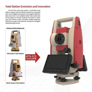 กล้องวัดมุม Kolida Surveying & Mapping รุ่น KTS-572R15 แบบไม่ใช้ปริซึม ระบบอัจฉริยะ Android ระยะวัด 1000 ม. 1500 ม. มาตรฐาน IP55 กำลังขยาย 30 เท่า ช่วงการวัด -20~+60 องศา - Product Image 4