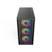 Boîtier de jeu pour PC de bureau Matx en gros, boîtier de jeu Micro-ATX Mid Tower en acier avec fenêtre latérale, fabrication OEM
