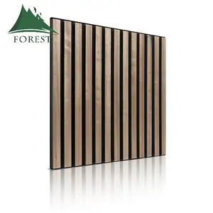 Affordable Natural Wood Acoustic Wall Panels Interior Decoration Wooden Wall Panels