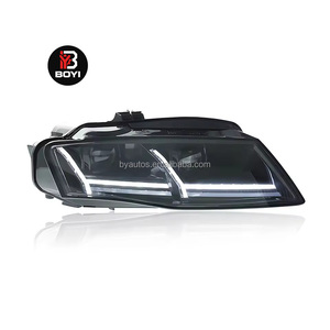 Accesorios para Automóviles <span class=keywords><strong>Audi</strong></span> <span class=keywords><strong>A4</strong></span> B8, Conjunto de Faros Delanteros <span class=keywords><strong>2009</strong></span>-2012, Actualización de Faros LED, Señal de Giro, Lente Doble, Conexión Plug and Play - Product Image 4