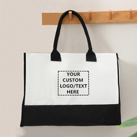 Sac de plage en toile personnalisé avec motif photo sur mesure, grand format, sac fourre-tout monogrammé, cadeau personnalisé