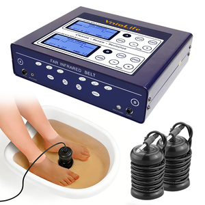 2026 Factory Sale 2 in 1 Dual Detox Ionic Foot Bath Machine LCD Screen <strong>5</strong> Detox Modes Ion Spa Device with Heating Belt Lose Weigh - Product Image 1