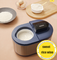 Machine à glace molle domestique, faible bruit, compacte, 90W, 600ml, cuve en aluminium de qualité alimentaire, classe A écoénergétique