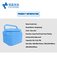 Boîte de refroidissement extérieure en polystyrène expansé EPS PP garder les aliments frais canettes de pêche aux crevettes boisson pour une utilisation quotidienne