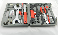 Boîte à outils multifonctionnelle pour vélo FZ044, ensemble complet d'outils de réparation et d'entretien, ensemble combiné