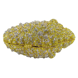 Dazzling Luxury Conch Rhinestone Bags Red Lemon <strong>Purple</strong> Evening Bags Horn Shell Diamond <strong>Clutch</strong> Bags Crystals Party Box <strong>Clutches</strong> - Product Image 6