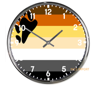 Horloges murales rondes arc-en-ciel aromatiques, horloge silencieuse classique sans tic-tac, fonctionnant sur piles, pour bureau, maison, salon