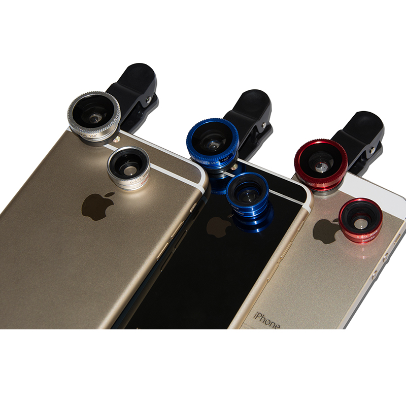 Универсальный объектив «рыбий глаз» широкоугольный макрообъектив с зажимом для камеры зум для 6