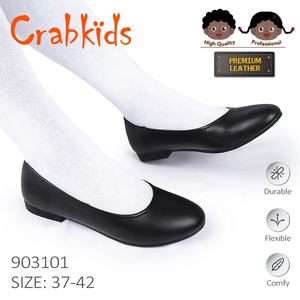 Crabkids, zapatos de oficina para <span class=keywords><strong>mujer</strong></span>, zapatos de oficina clásicos con punta redonda para <span class=keywords><strong>mujer</strong></span>, zapatos de oficina de tacón bajo y grueso para <span class=keywords><strong>mujer</strong></span> - Product Image 2
