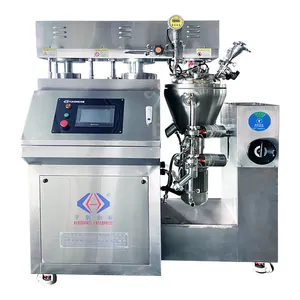 10000l Hydraulic Lifting Vacuum Homogenizer Body Lotion Blender Mixer Cosmetic Cream Processing Vacuum Emulsifier