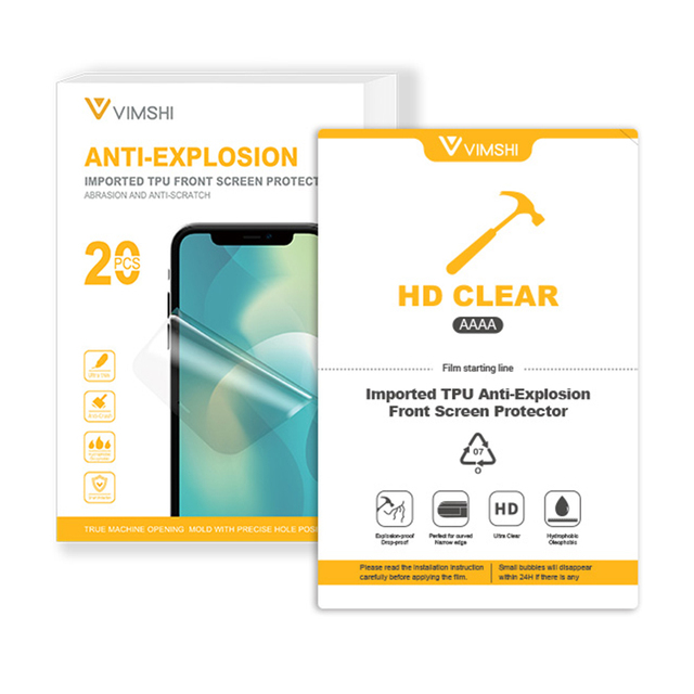 Vimshi HD Clear Crystal TPU Hydrogel Film Screen Protector for Mobile Phone