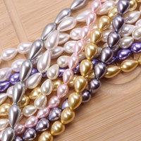1 brin à vendre, perles en forme de larme personnalisées en usine, perles en vrac pour la fabrication de bijoux