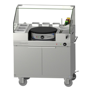Chariot à crêpes électrique en acier inoxydable amovible, 40 appareils à crêpes et pancakes avec contrôle de la température et nettoyage facile - Product Image 1