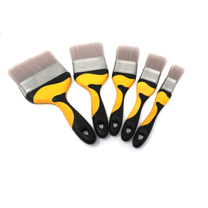 Bán buôn tự làm lớp PDB-011 tường sơn bàn chải mềm grip xử lý gỗ tự nhiên varnished/Sơn bàn chải với tùy chỉnh OEM hỗ trợ - Product Image 1