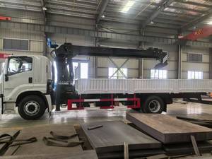 Xuất khẩu Isuzu Giga 4X 205hp 4x2 với 8t 10t <span class=keywords><strong>12ton</strong></span> 5-phần xe tải thủy lực gắn với nhiệm vụ nặng nề Telescopic Boom Xe Tải Cần cẩu - Product Image 4