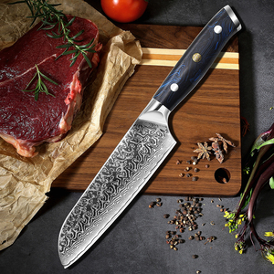 New Arrival 7 Inch <strong>sharp</strong> <strong>Kitchen</strong> Damascus Santoku <strong>Knife</strong> - Product Image 1