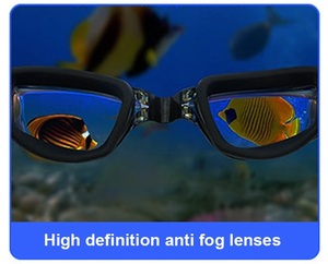 Adultos Deportes <span class=keywords><strong>Arena</strong></span> <span class=keywords><strong>Racing</strong></span> Swim Gafas Lente transparente Sin fugas Anti niebla Natación Googles - Product Image 4