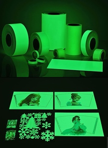 Lu màu xanh lá cây không thấm nước đêm tự dính mũi tên hình dạng băng phát sáng trong bóng tối cho nơi khẩn cấp với sự chú ý an toàn - Product Image 5