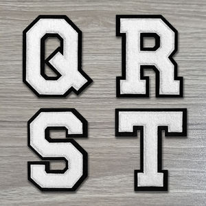 Meilleure vente : <span class=keywords><strong>Patch</strong></span> en chenille avec lettres grecques, à coudre ou à repasser, alphabet A-Z, <span class=keywords><strong>broderie</strong></span> en chenille pour vêtements - Product Image 5