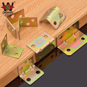 Supports en acier à angle droit Dsw Jm, plaqués couleur, pour la connexion de meubles, armoires, tables et chaises - Product Image 1