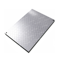 Plaque de Grille Extérieure Antidérapante en Acier Inoxydable Galvanisé Moderne et Durable, Résistante au Feu, à Motif Damier