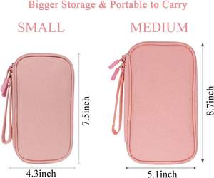 Free Sample Storage Bag Electronic Organizer Accessory Tech Pouch for MacBook Charger & Cables & Power Bank & <b>Hard</b> <b>Drive</b> &Cords - Product Image 2