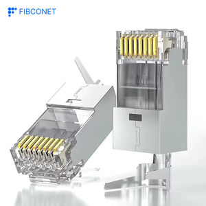 Connecteur <span class=keywords><strong>RJ45</strong></span> Cat6a/Cat7 FTP 8P8C Connecteur Ethernet <span class=keywords><strong>Prise</strong></span> modulaire réseau - Product Image 2