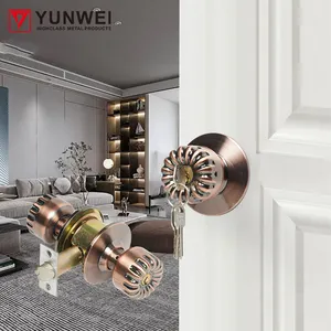Roeasy Brass Door Locks And Handles Furniture Accessories Hardware Round Knob Custom Cheap China Wholesale Main Door Lock Handle