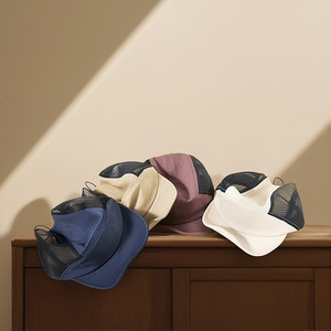 Gorra de béisbol plegable de secado rápido, transpirable, con visera de malla, de nailon, para deporte y sol, con logotipo personalizado, bajo MOQ - Product Image 4