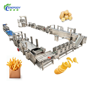 Shepody linea completa famiglia dolce patatine da dito macchina per fare la linea di produzione di patate - Product Image 4