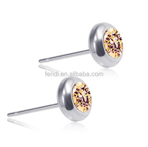 Boucles <span class=keywords><strong>d</strong></span>'oreilles strass simples pas cher cristal étant des boucles <span class=keywords><strong>d</strong></span>'oreilles livraison gratuite - Product Image 5