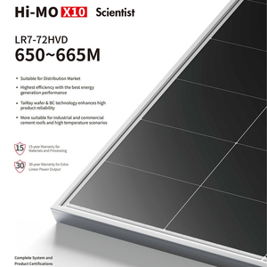 Panneaux solaires Longi 640 watts 645 watts Fabricant Vente en gros de panneaux solaires Photovoltaïque - Product Image 2