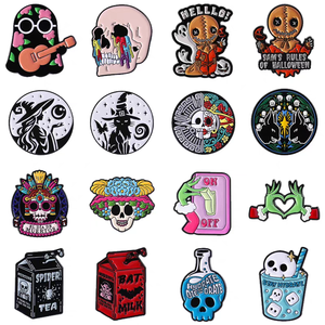 Pin Personalizado <span class=keywords><strong>de</strong></span> Catrina Esqueleto para el Día <span class=keywords><strong>de</strong></span> los Muertos, Festival Mexicano, Insignia <span class=keywords><strong>de</strong></span> Solapa Esmaltada, Joyería con Tema <span class=keywords><strong>de</strong></span> Amor - Product Image 3