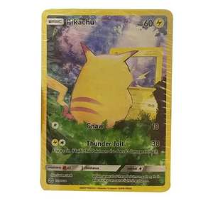 YY Support Personnalisé Haute Qualité Papier Impression Quadri Écologique Cartes de Jeu Portables Pikachu Nuit Étoilée Cartes Pokémon - Product Image 4