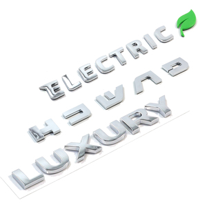 Adesivo Stemma Emblema Logo Auto Cromato in Plastica ABS 3D Personalizzato Argento Lucido Opaco Diretto dalla Fabbrica - Product Image 6