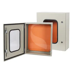 IP66 Waterproof Metal Plexiglass door wall mount enclosure SPT-403020 400*300*200mm