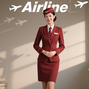 Nuevo Uniforme de Aerolínea con Logotipo Personalizado para Mujeres Azafatas, Anfitrionas, Tripulación de Cabina, Traje de Asistente de Vuelo - Product Image 2