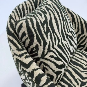 Poltrona Moderna con Motivo Zebrato |   Poltrona Imbottita di Lusso per Soggiorno e <span class=keywords><strong>Arredamento</strong></span> Alberghiero - Product Image 4