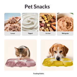 Alfombrilla de silicona para lamer para perros y gatos con ventosas, comedero lento para perros, almohadilla para lamer para aliviar la ansiedad, almohadillas para lamer con mantequilla de cacahuete para perros - Product Image 5