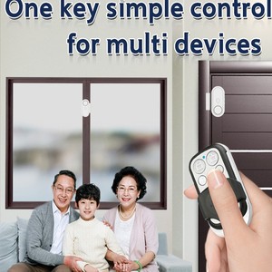 สัญญาณเตือนแม่เหล็กติดประตูบ้าน เสียงดัง 125 เดซิเบล สำหรับบ้าน ร้านค้า โรงแรม เซ็นเซอร์พลาสติกสีขาว - Product Image 4