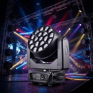 Nouvelle Lampe LED Mobile 2026 19x15W Big Bee Eye avec Zoom 4-60, Wash, Beam, Pixel Mapping, DMX512 pour DJ, Scène, Fête, Mariage, Club - Product Image 1