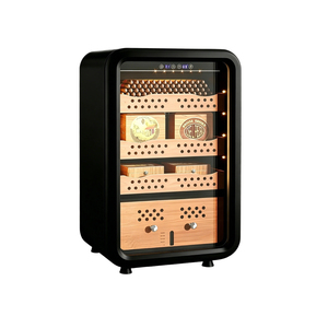 Humidor à cigares NE-139R-8 à coins arrondis, couleur personnalisée, capacité 500 cigares, avec compresseur et éclairage intégré - Product Image 3
