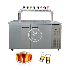 Bar satışı için paslanmaz çelik bira fıçısı soğutucu dağıtıcı makine Kegerators