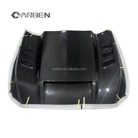Capot moteur en fibre de carbone de haute qualité style TF avec aérations fonctionnelles, compatible avec Ford Mustang 2024 et modèles ultérieurs