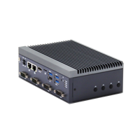 Mini PC Robusto Intel Atom Celeron J3455 Pentium J4205 con WiFi 4G/5G, 2LAN, 4COM, 4USB, Computadora Integrada