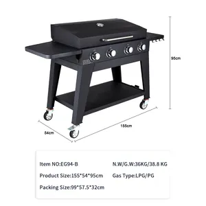 Buitenkeuken Heavy Duty Bbq Grills Rotisserie Barbecue Rvs Gas Grill