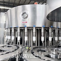 Ligne de production d'eau en bouteille haute performance Sunswell conforme aux normes internationales CE