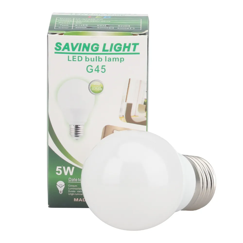 E27 220V AC Led bulbs 3w 5w 2835SMD 270 degree beam angel indoor bulb lights 3 years warranty
