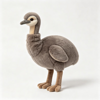 Peluche Émeu Personnalisée OEM, Modèle Animal Réaliste, Fabrication Soignée, Conception Sur Mesure pour Vente en Gros